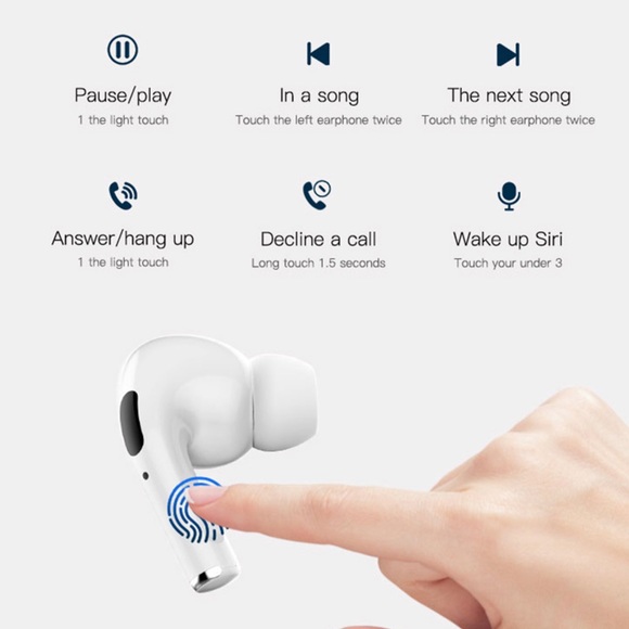 Wireless Bluetooth earpods with charging case. - Picture 7 of 9